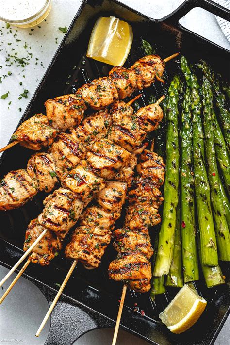 can you cook chicken skewers under the grill